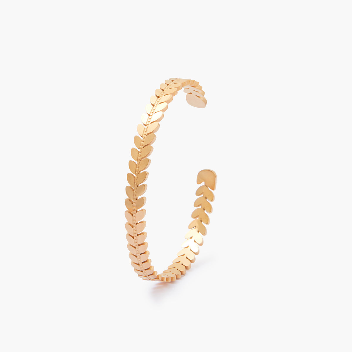 Manchette épi en acier inoxydable