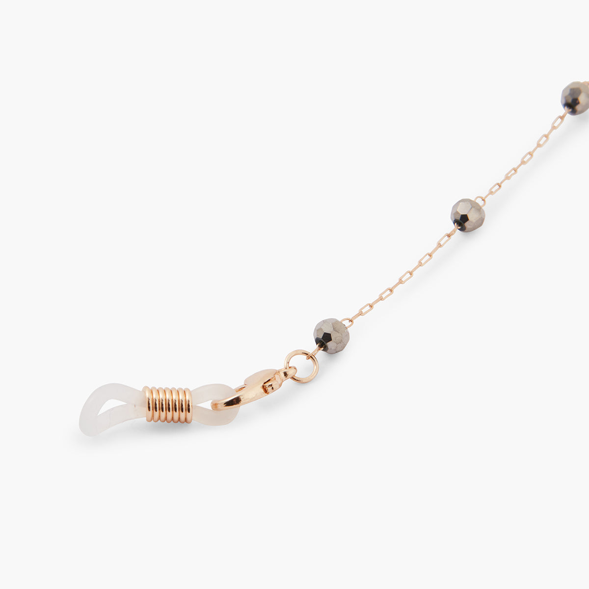 Chaine de lunettes pierres facettées