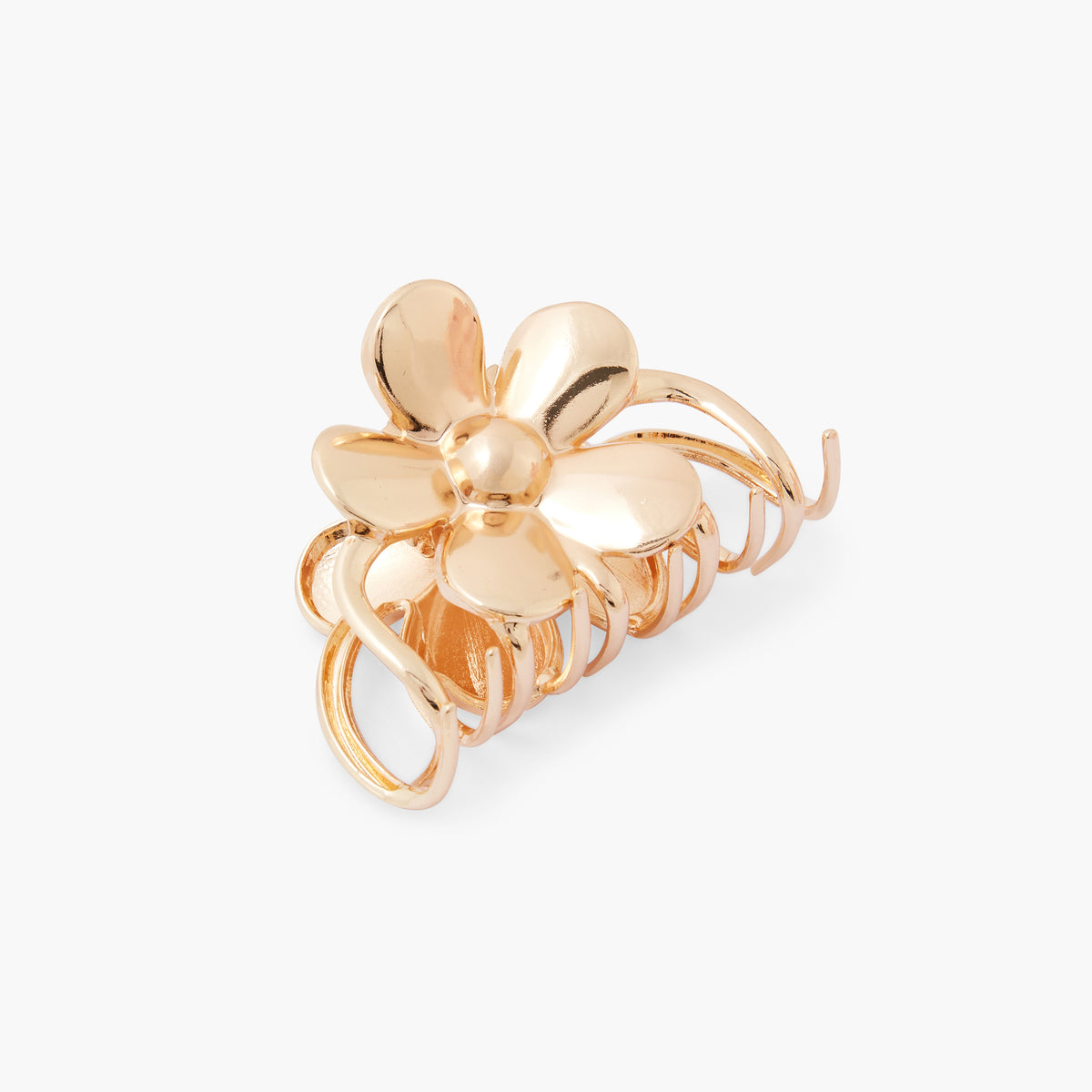 Pince crabe fleur doré