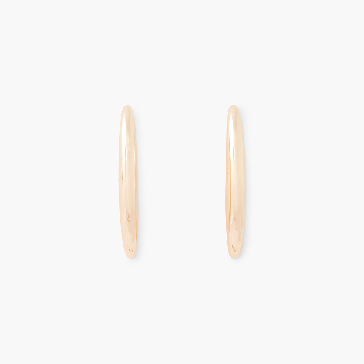 Boucles d'oreilles longues en métal doré