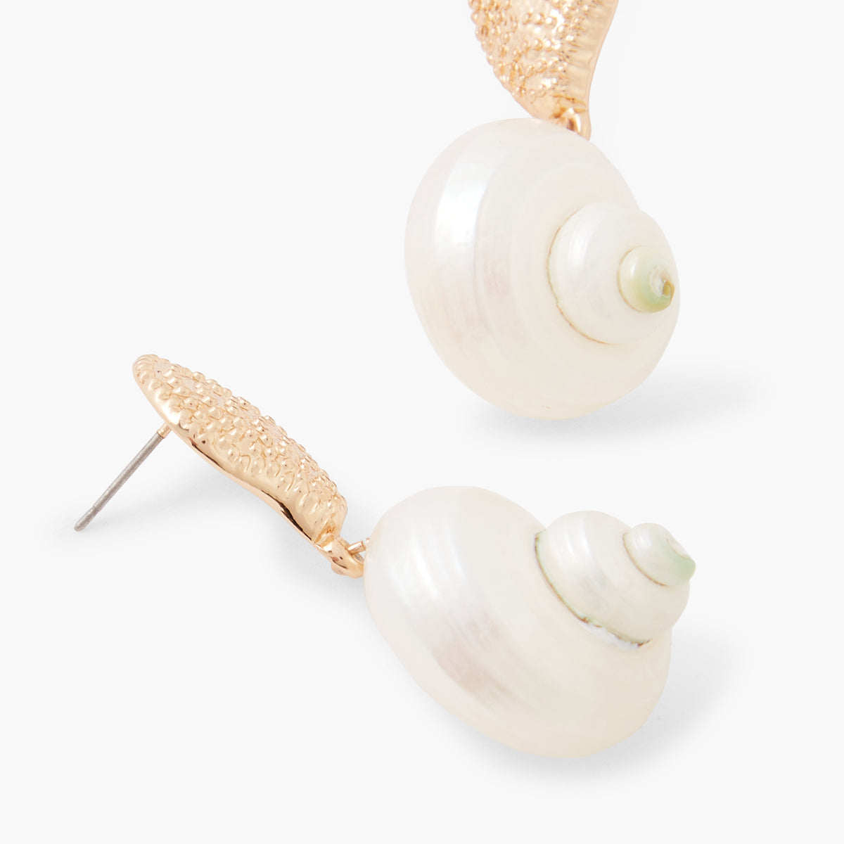 Boucles d'oreilles coquillage