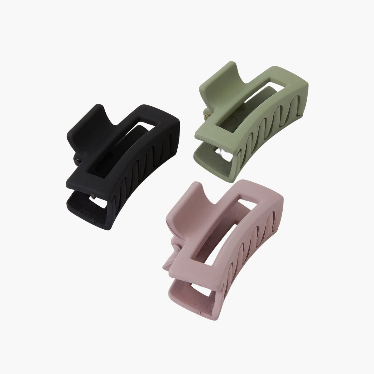 Set de 3 pinces crabes rectangulaires