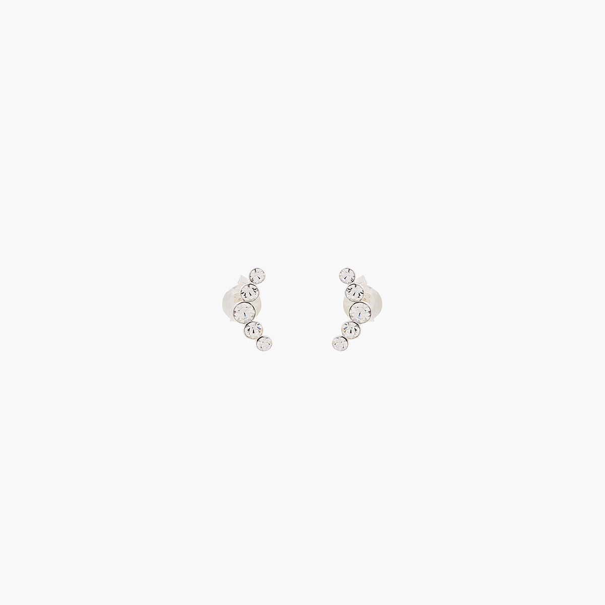 Puces d'oreilles strass - argent garanti 925