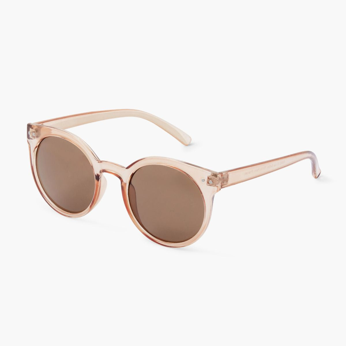 Lunettes de soleil taupe forme pantos