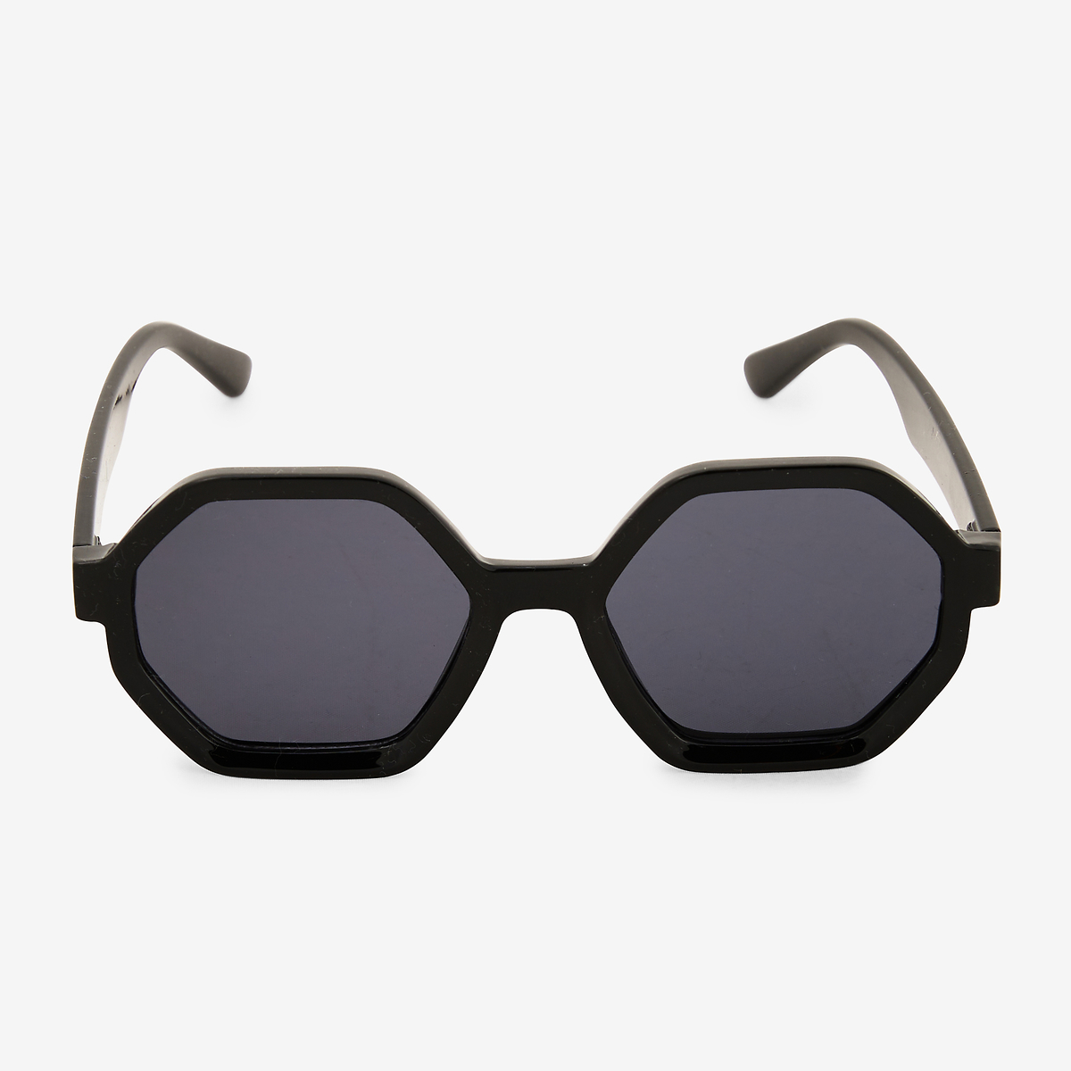 Lunettes de soleil noire forme octogonale - cat. UV3