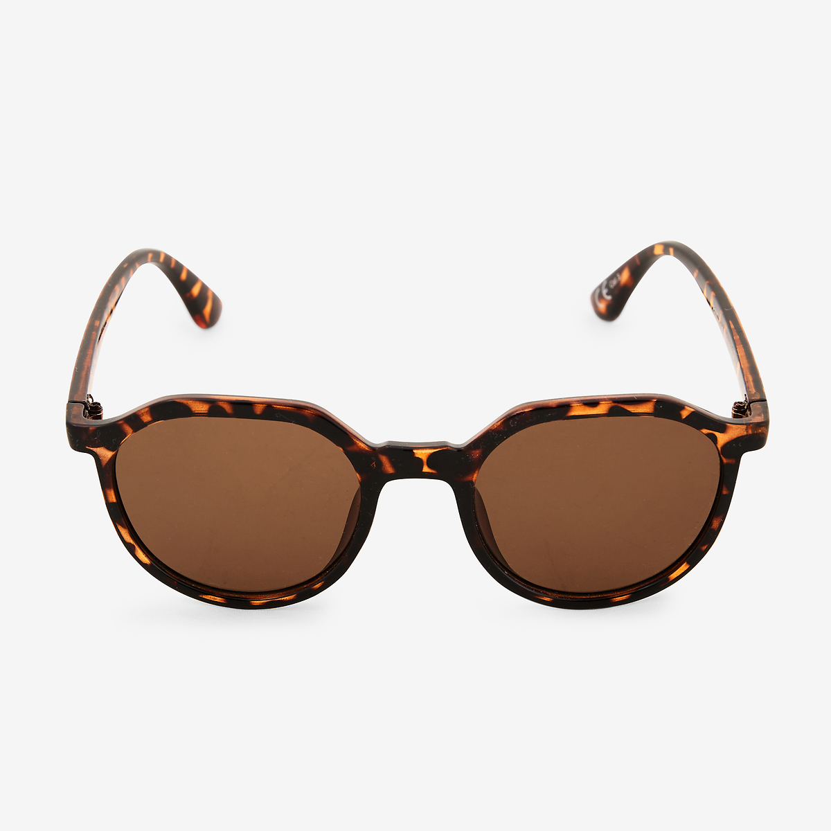 Lunettes de soleil écaille forme pantos