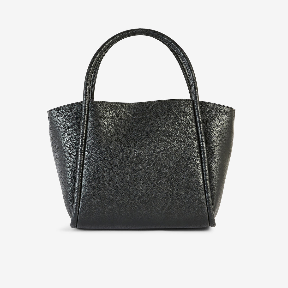 Cabas noir avec foulard