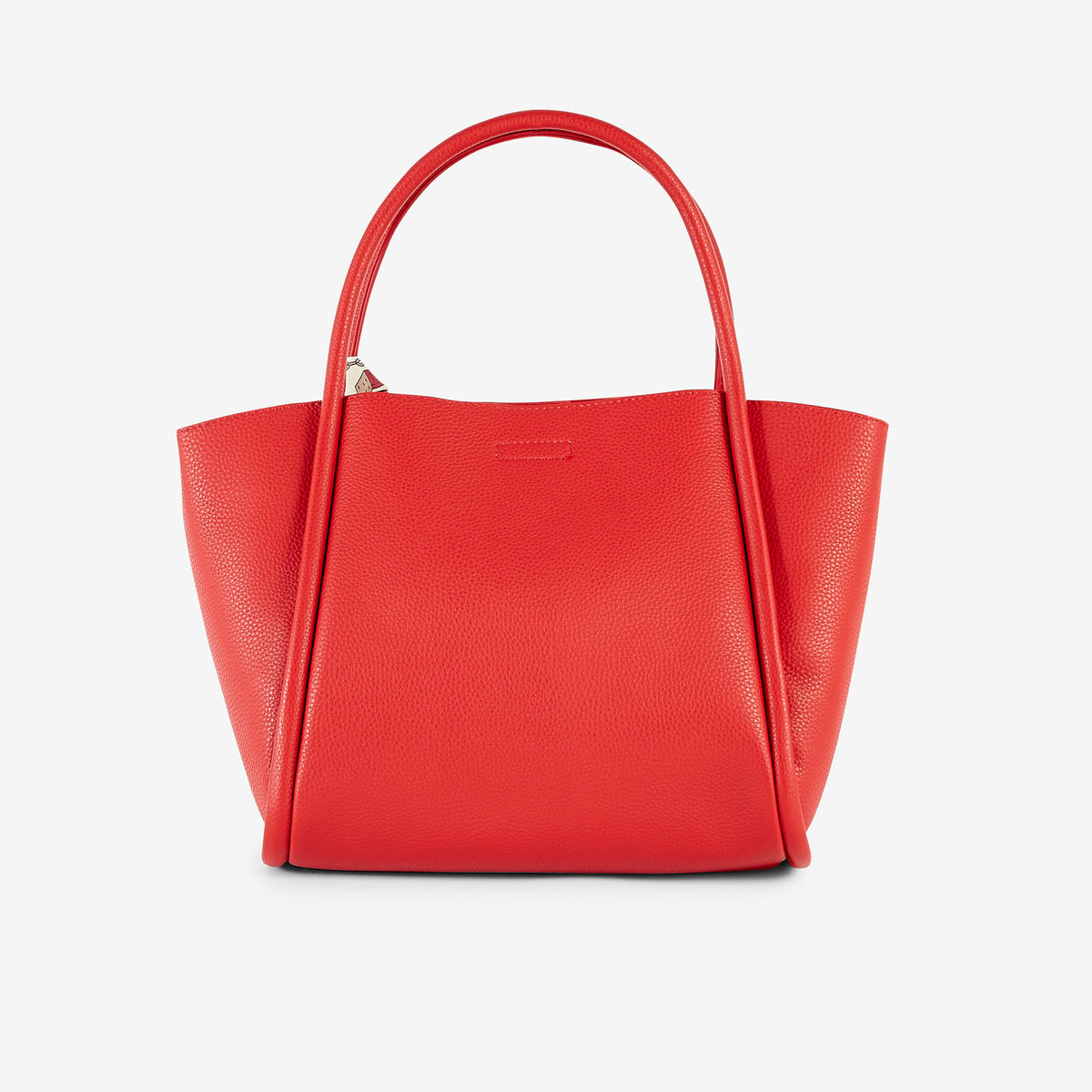 Cabas rouge avec foulard