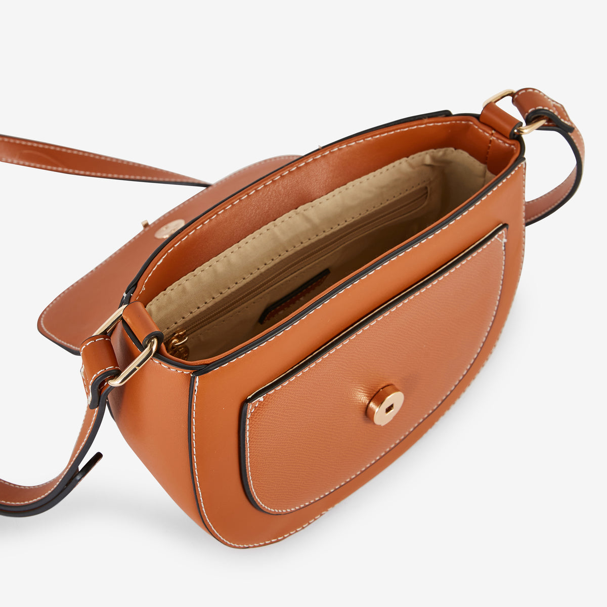 Sac à bandoulière camel