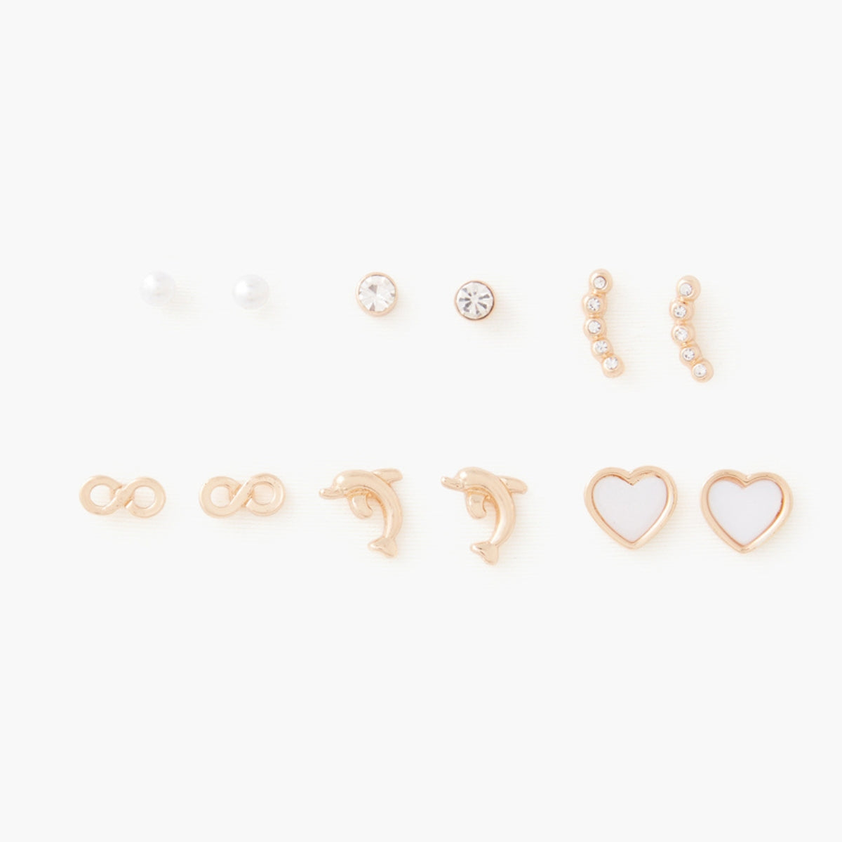 Set de 6 puces d'oreilles assorties