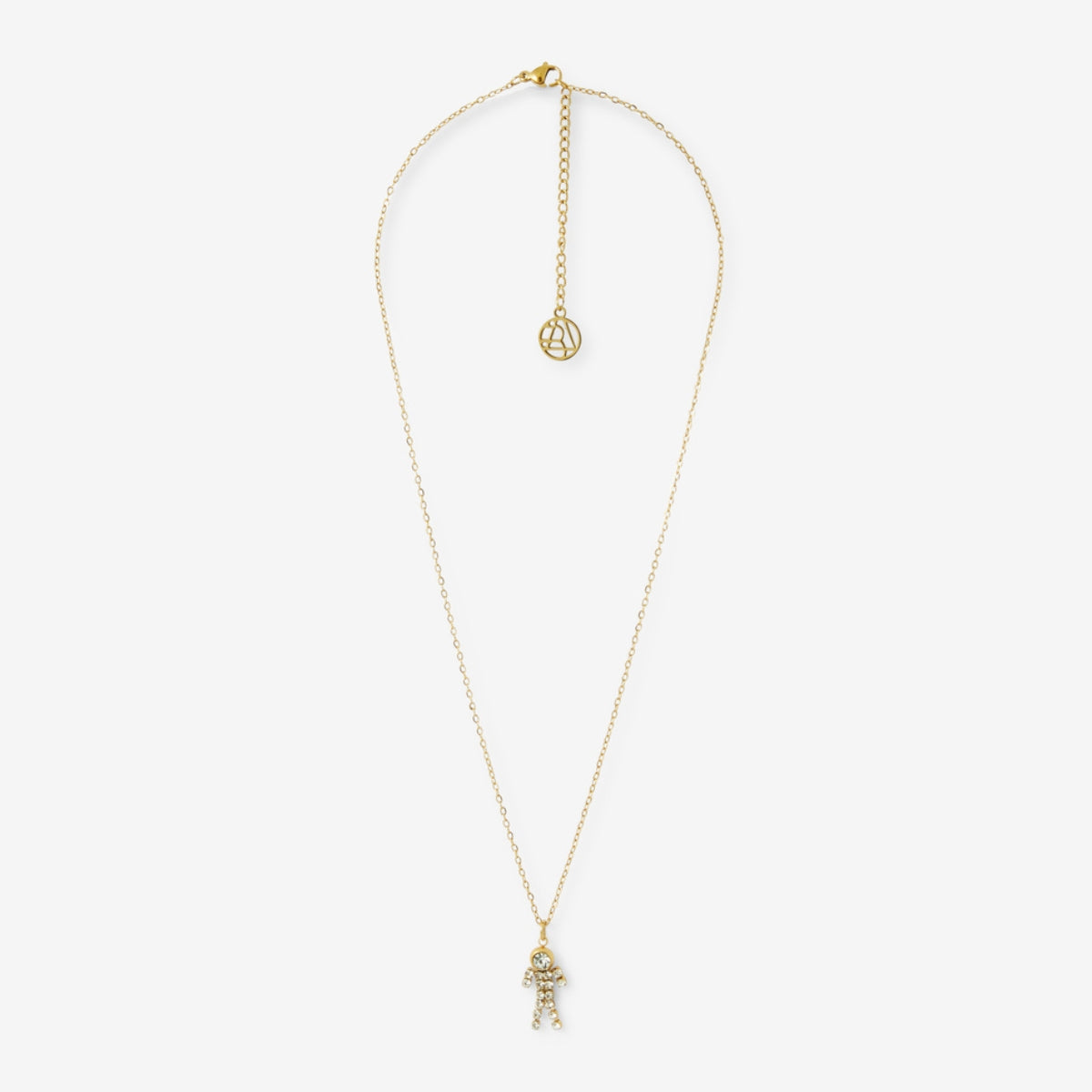Collier family pendentif garçon acier inoxydable
