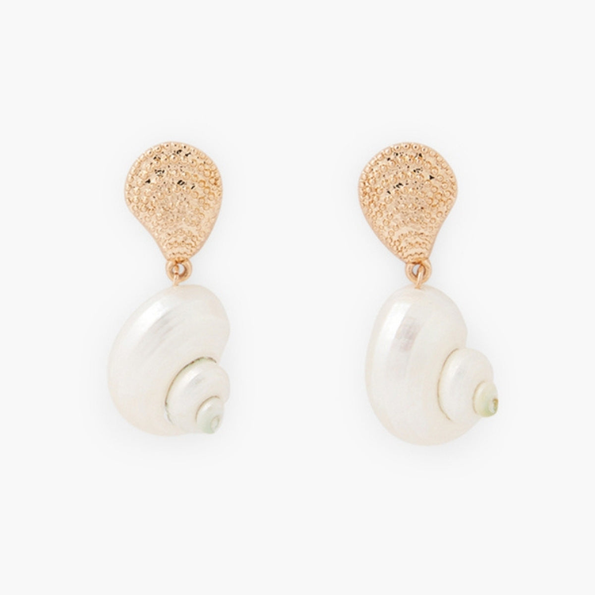 Boucles d'oreilles coquillage