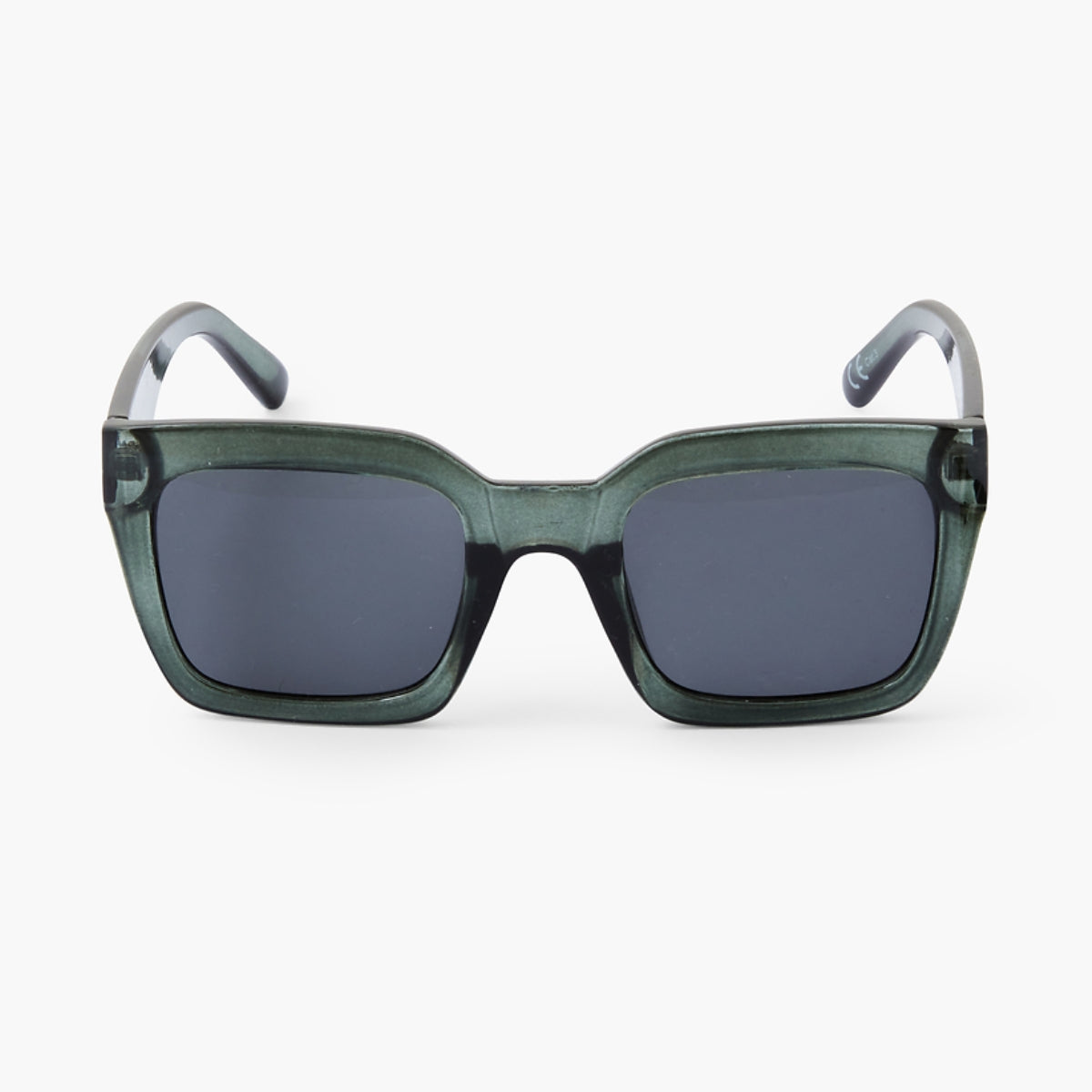 Lunettes de soleil carrée vertes - cat. UV3