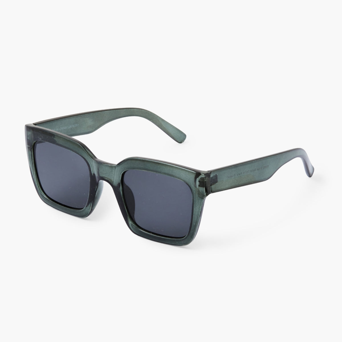 Lunettes de soleil carrée vertes - cat. UV3