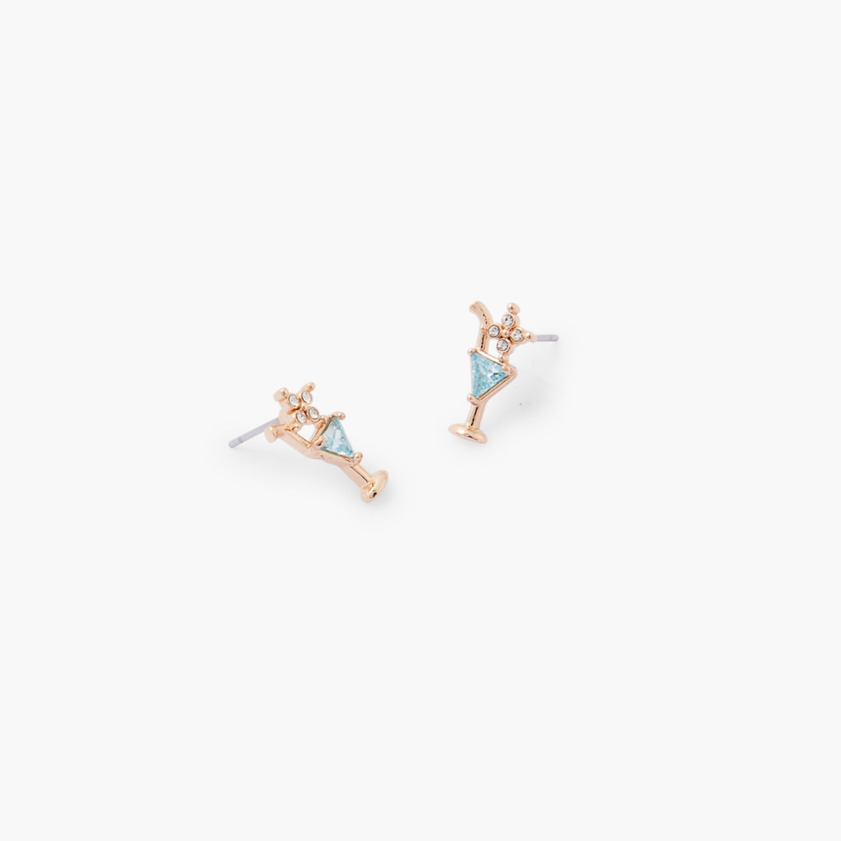 Puces d'oreilles cocktail avec zircon