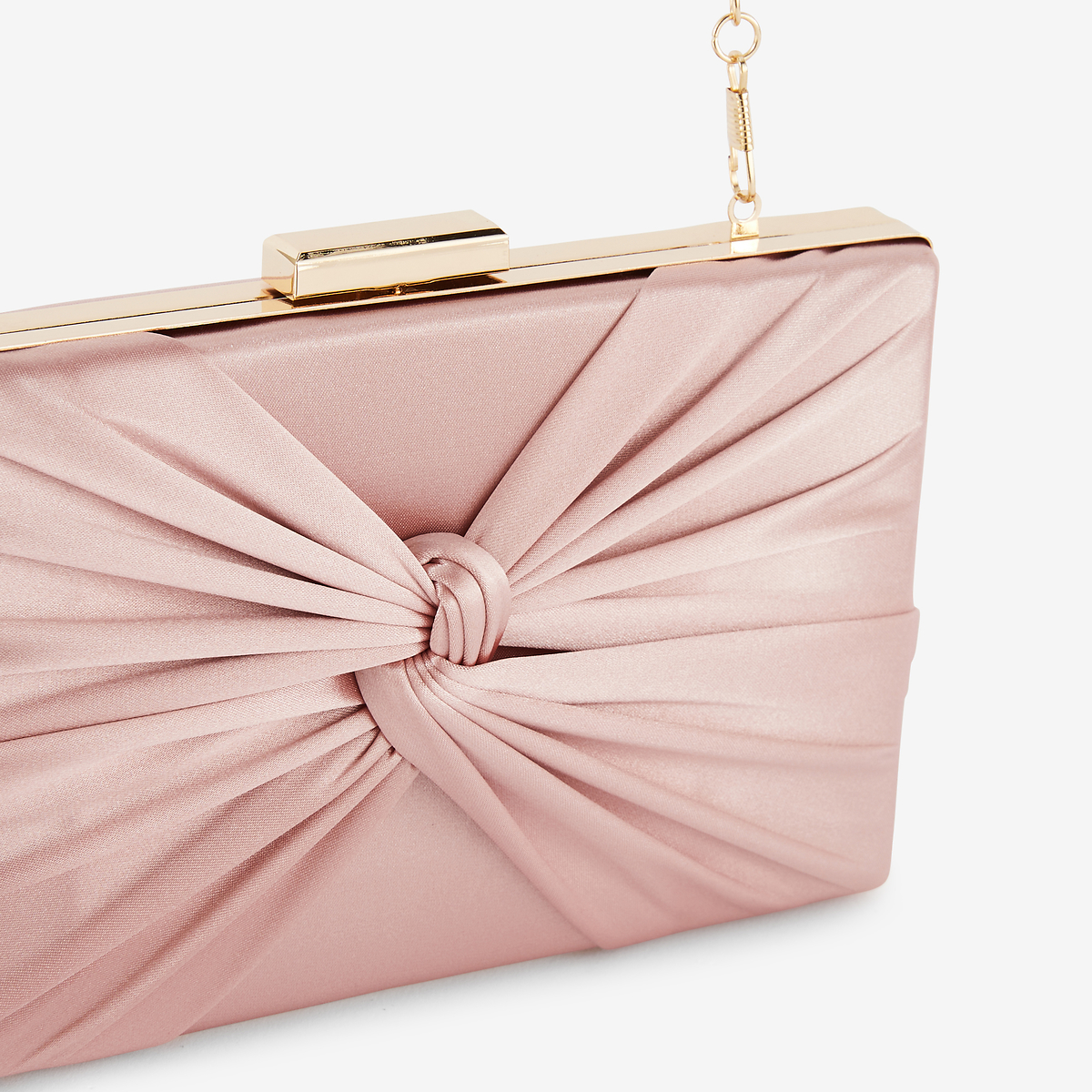 Minaudière de cérémonie à nœud rose
