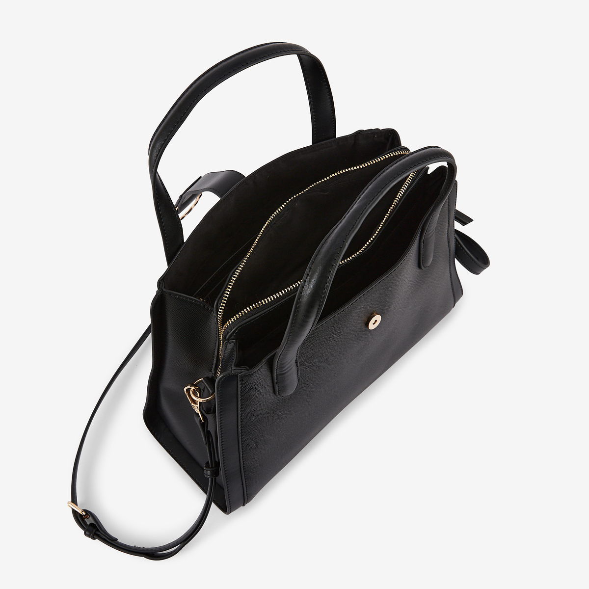 Sac à main saffiano noir