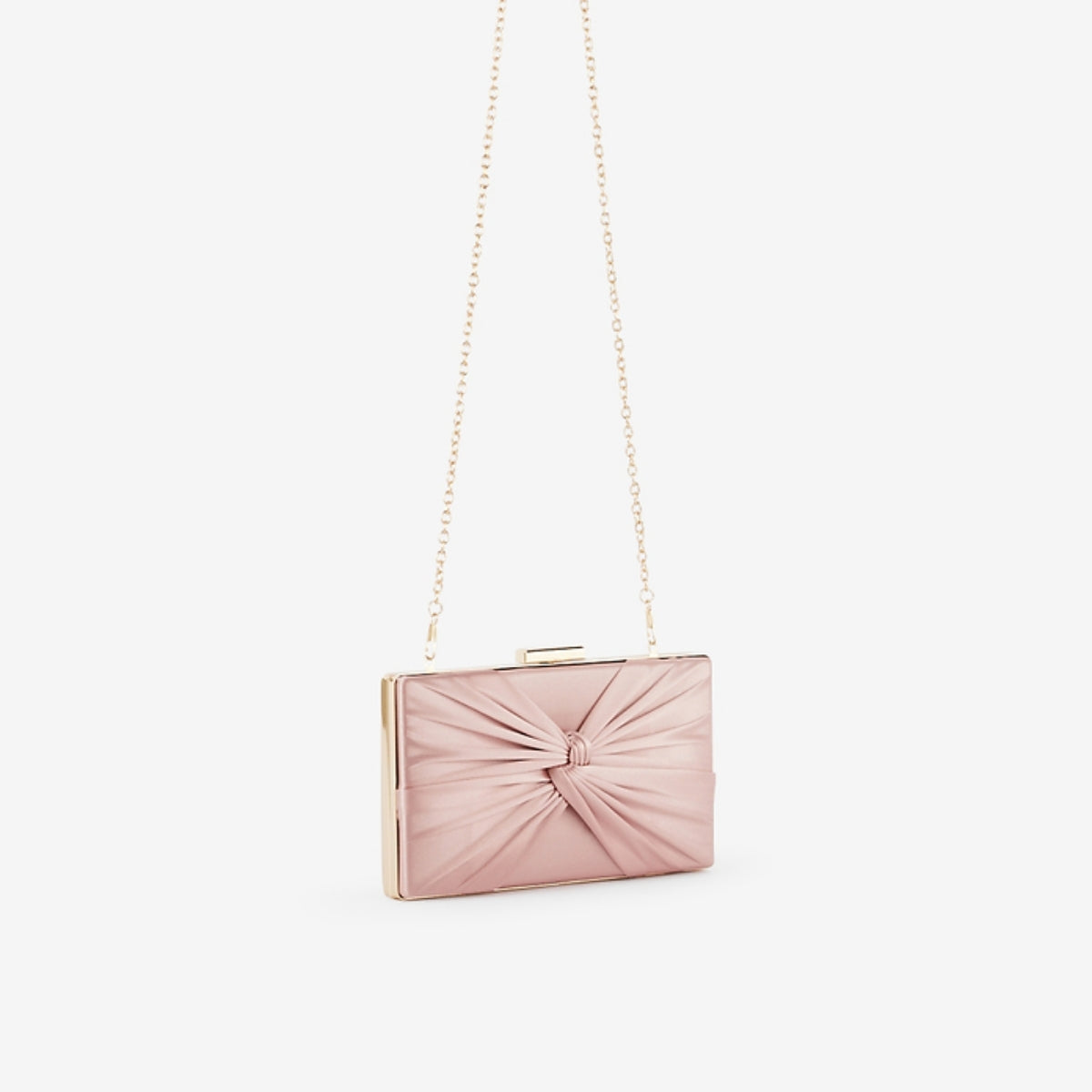 Minaudière de cérémonie à nœud rose
