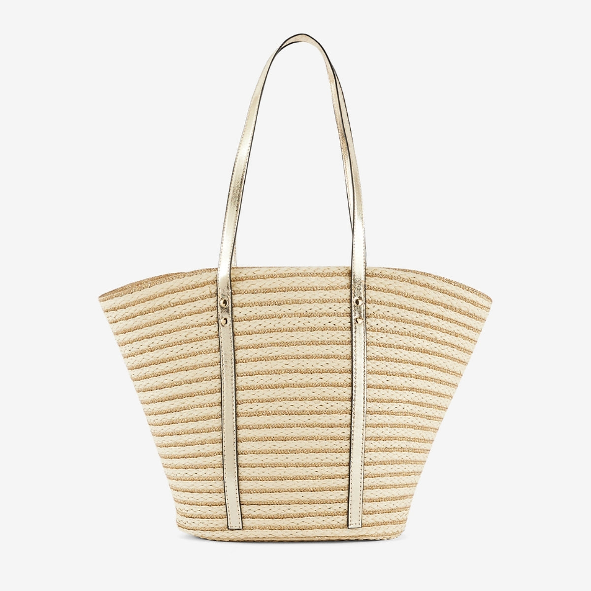Panier en lurex doré