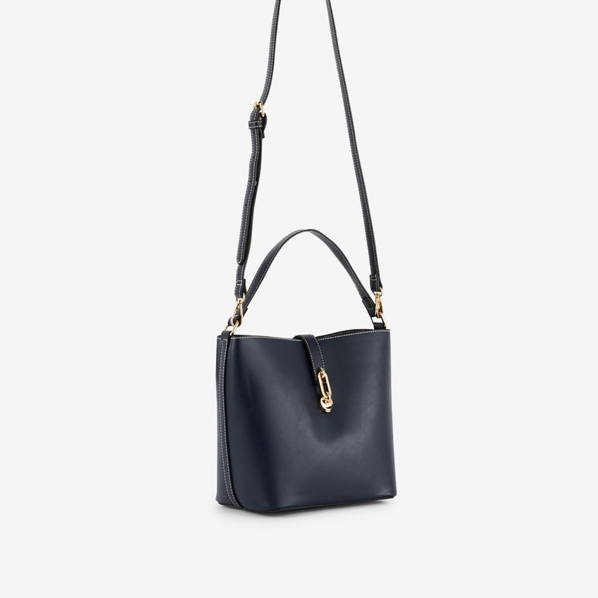 Sac seau bleu foncé