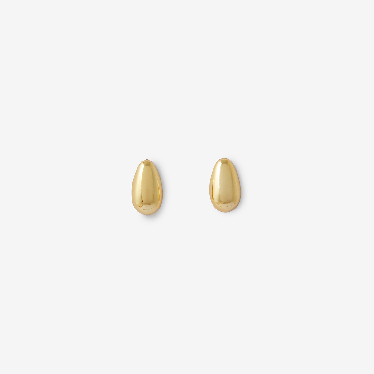Boucles d’oreilles gouttes dorées - argent garanti 925