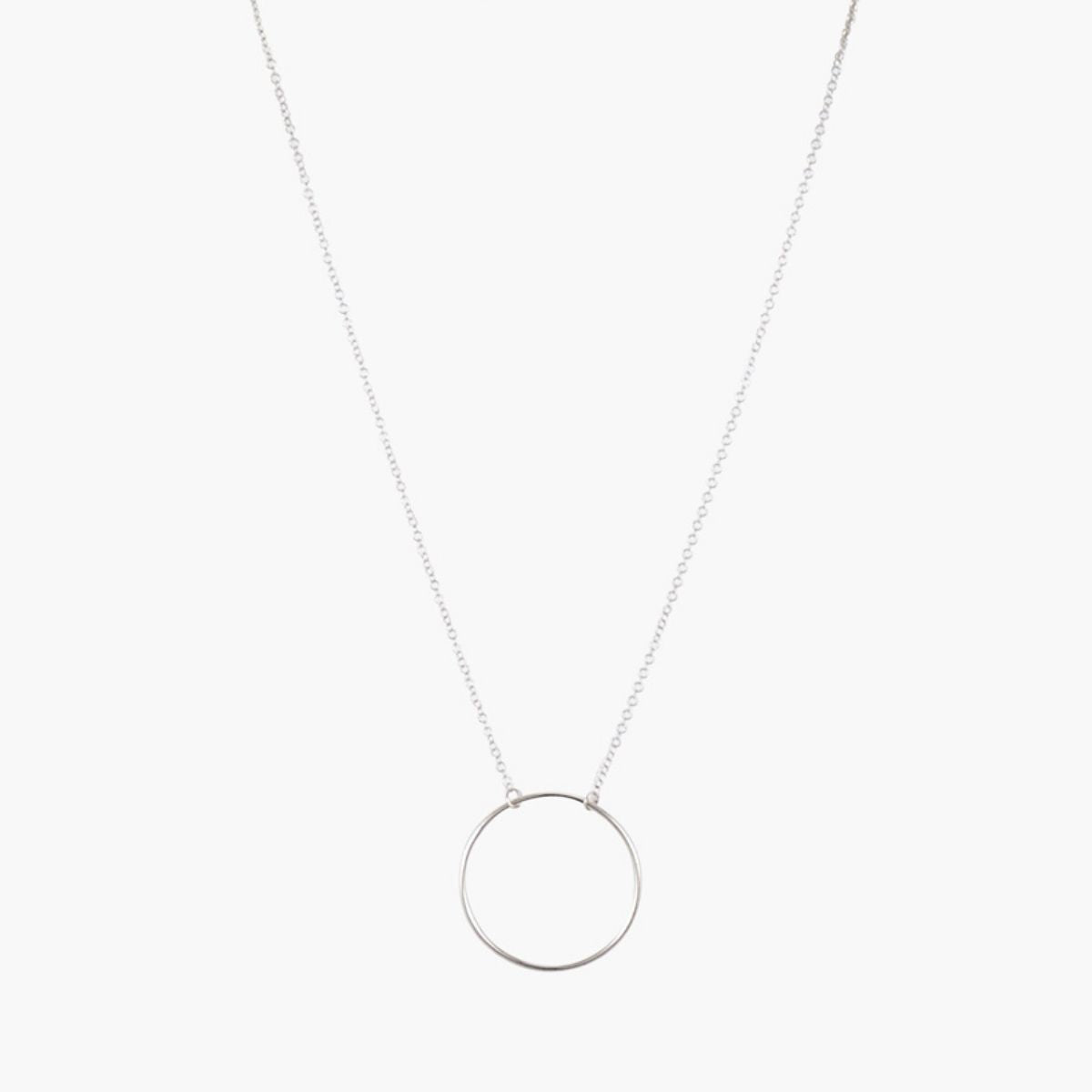 Collier anneau Argent Garanti Silver Idol