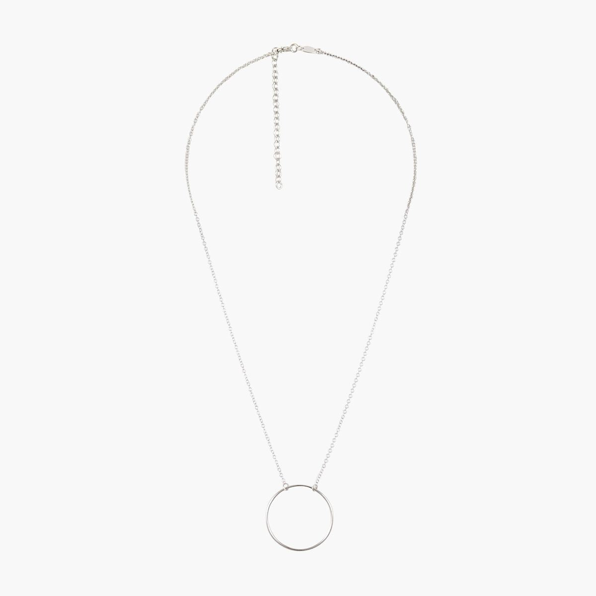 Collier anneau Argent Garanti 925