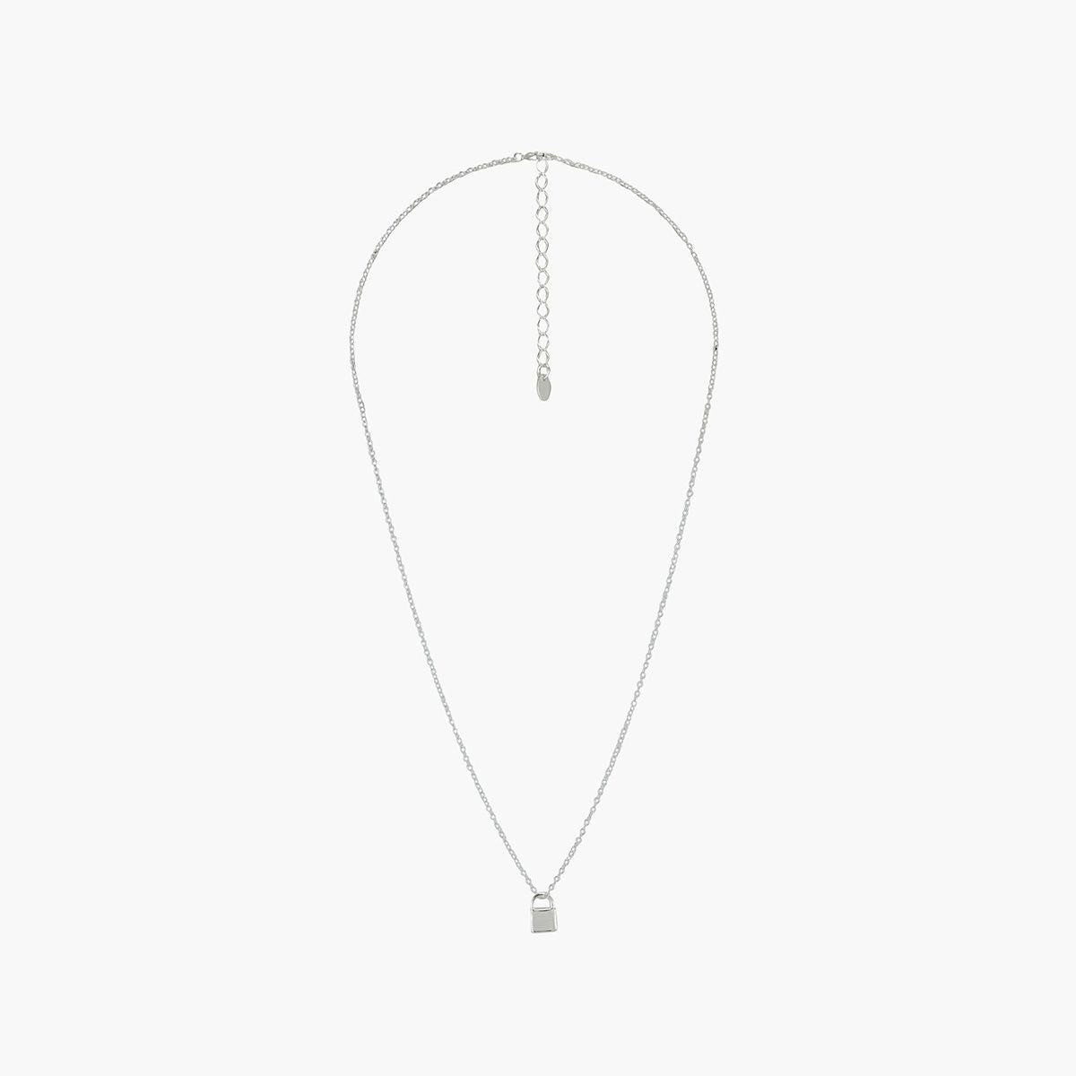 Collier à pendentif cadenas Argent Garanti 925