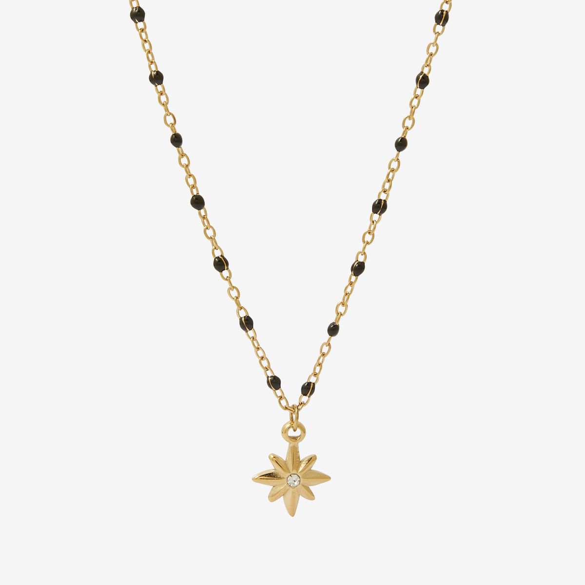 Collier étoile acier inoxydable