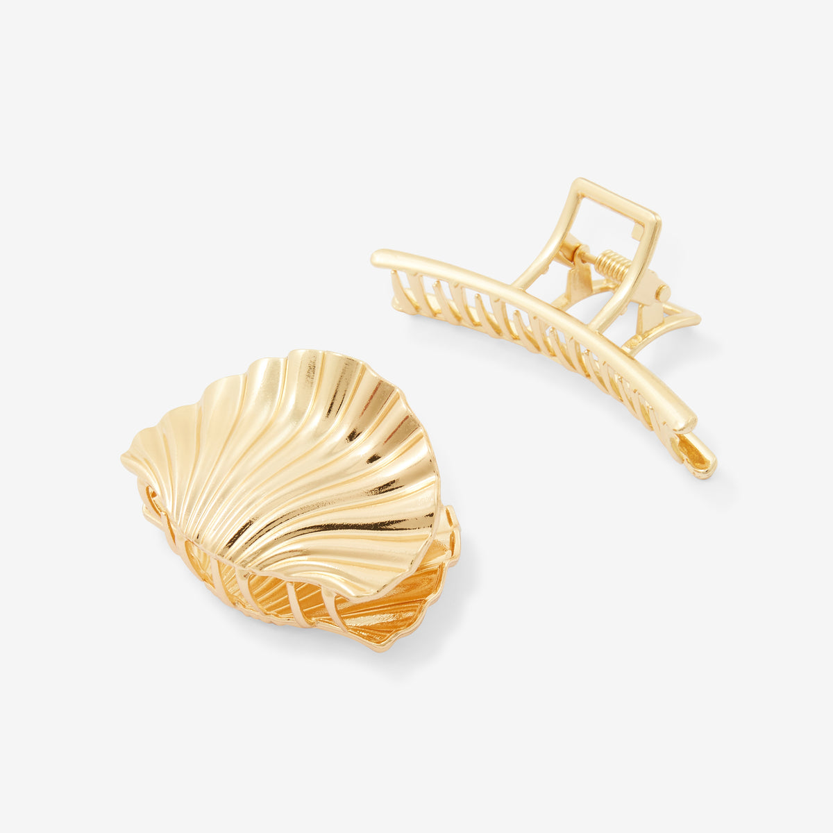 Set x2 pinces à cheveux coquillage