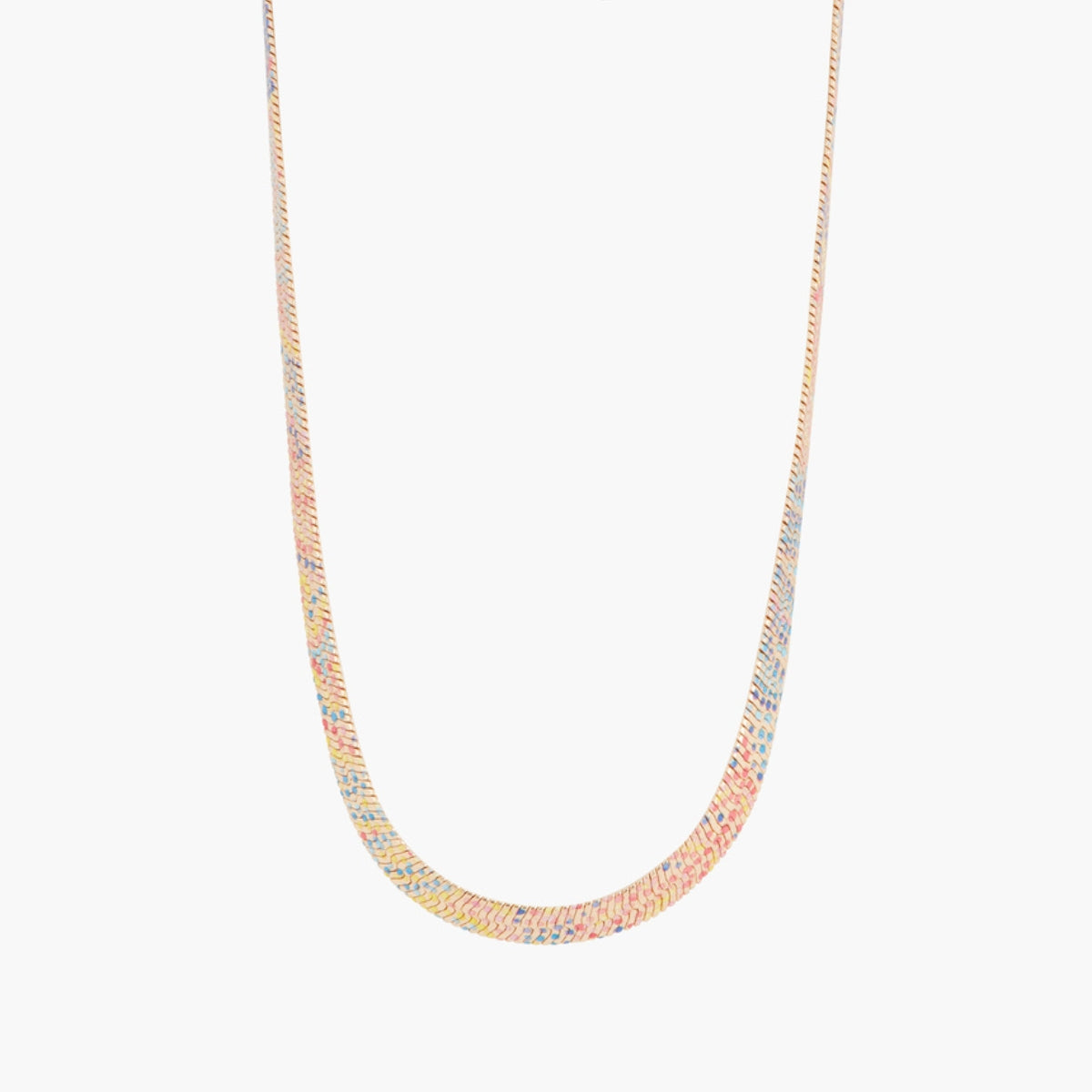 Collier Balagane chaine serpent imprimée mosaïque