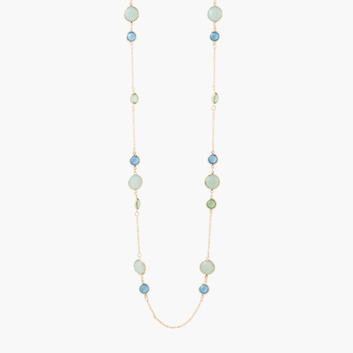 Sautoir multi pierres