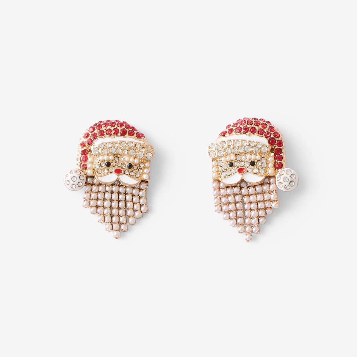 Boucles d'oreilles Père Noël