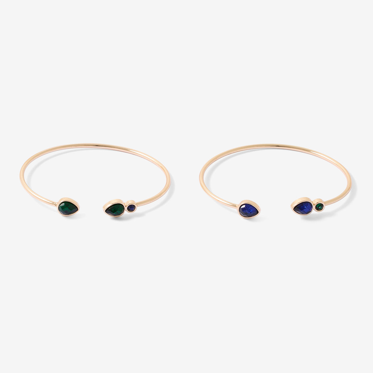 Set de 2 joncs ouverts