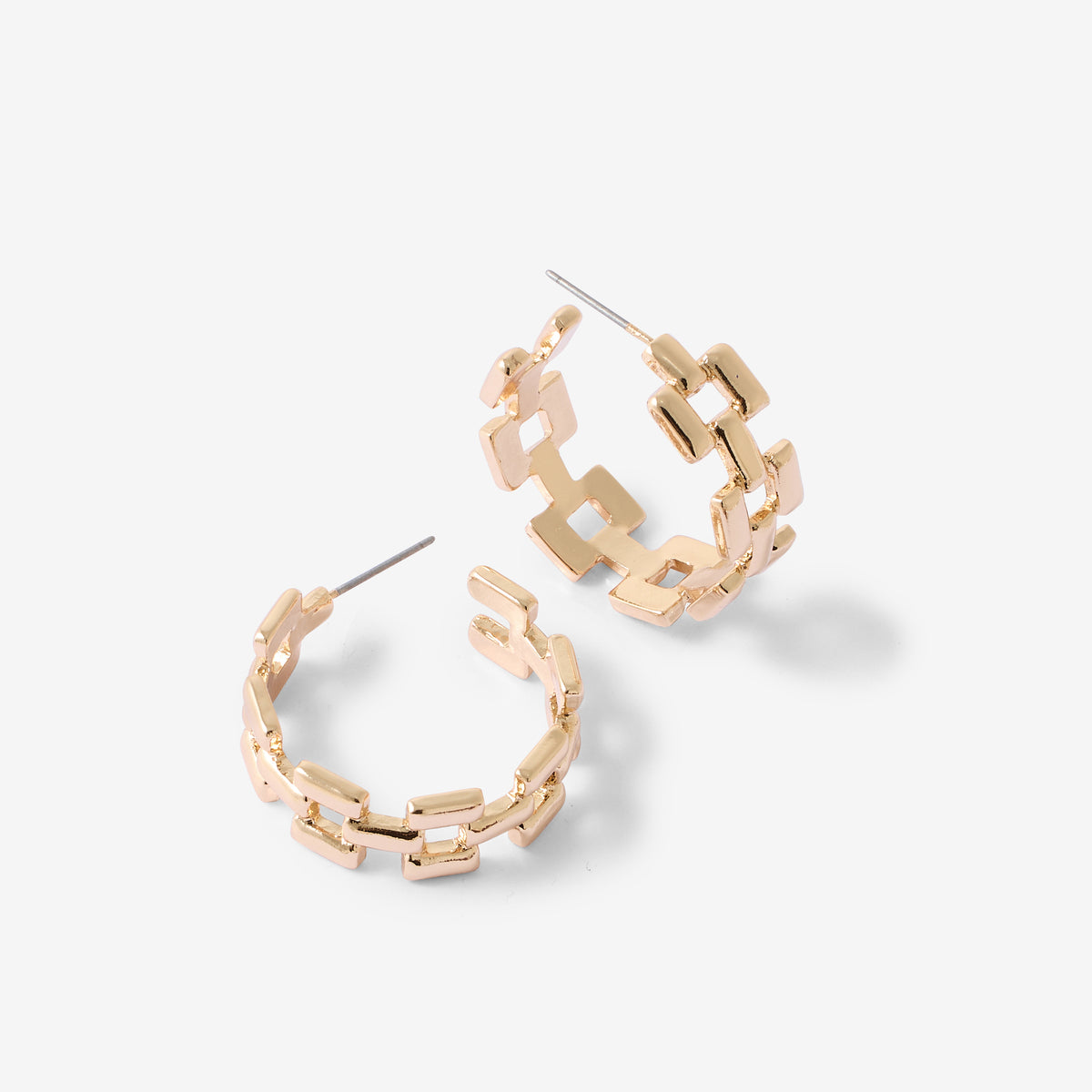 Créoles maillons dorées