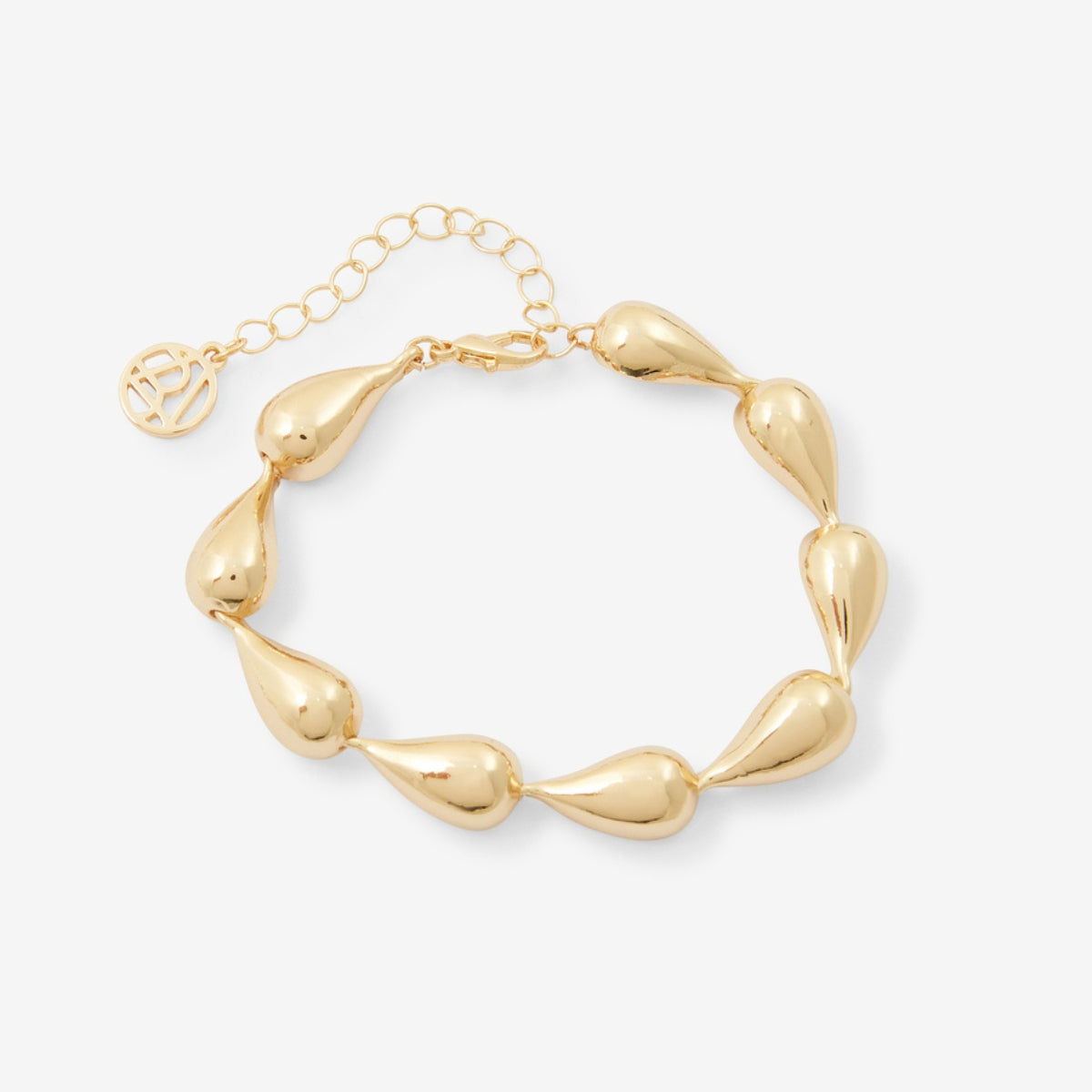 Bracelet goutte doré