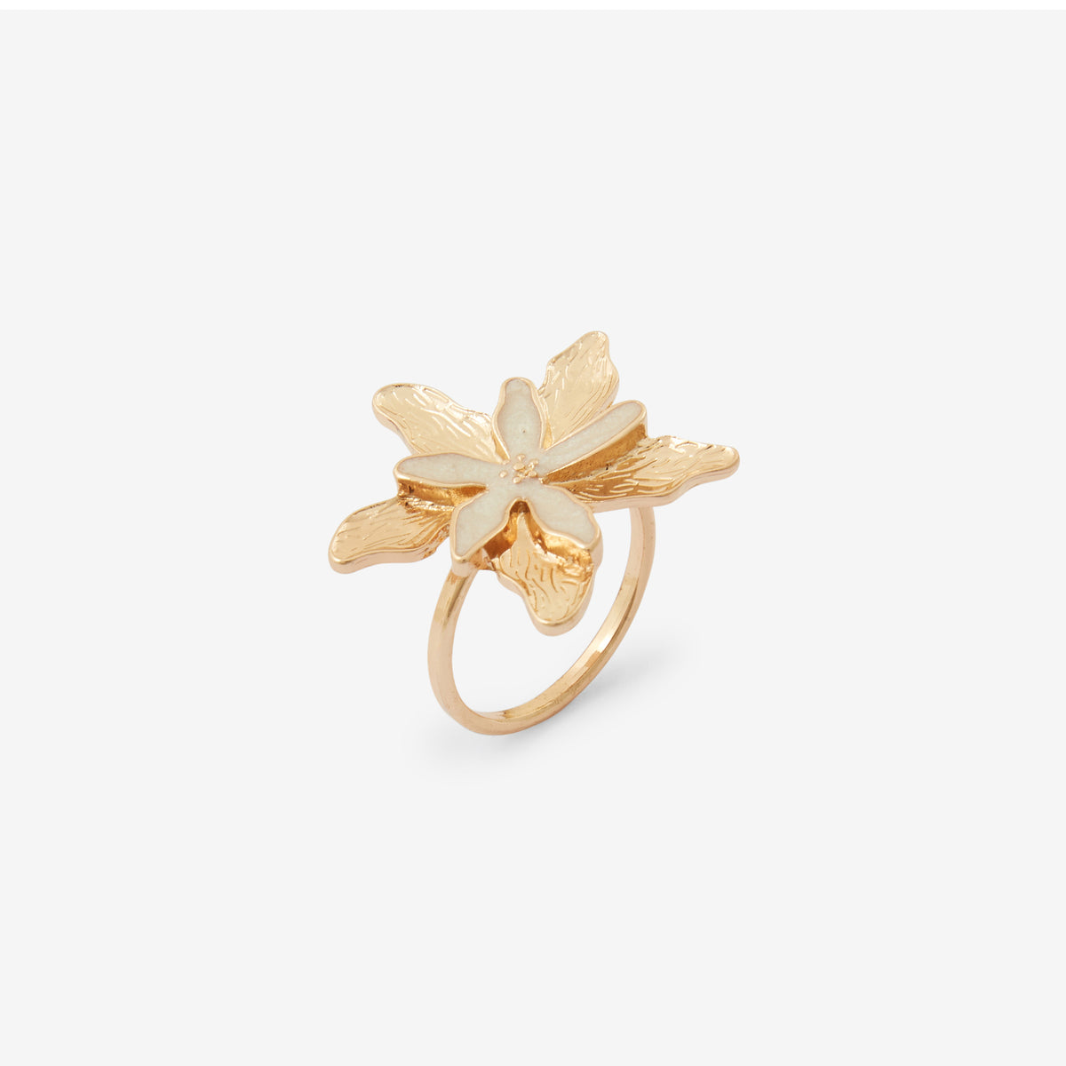 Grosse bague fleur