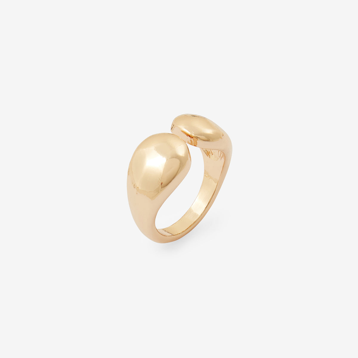 Bague ouverte dorée