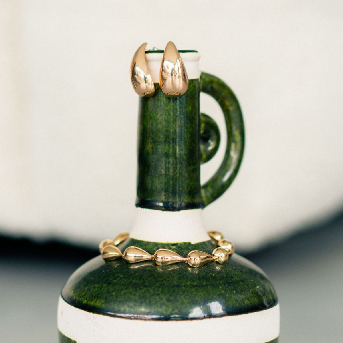 Bracelet goutte doré