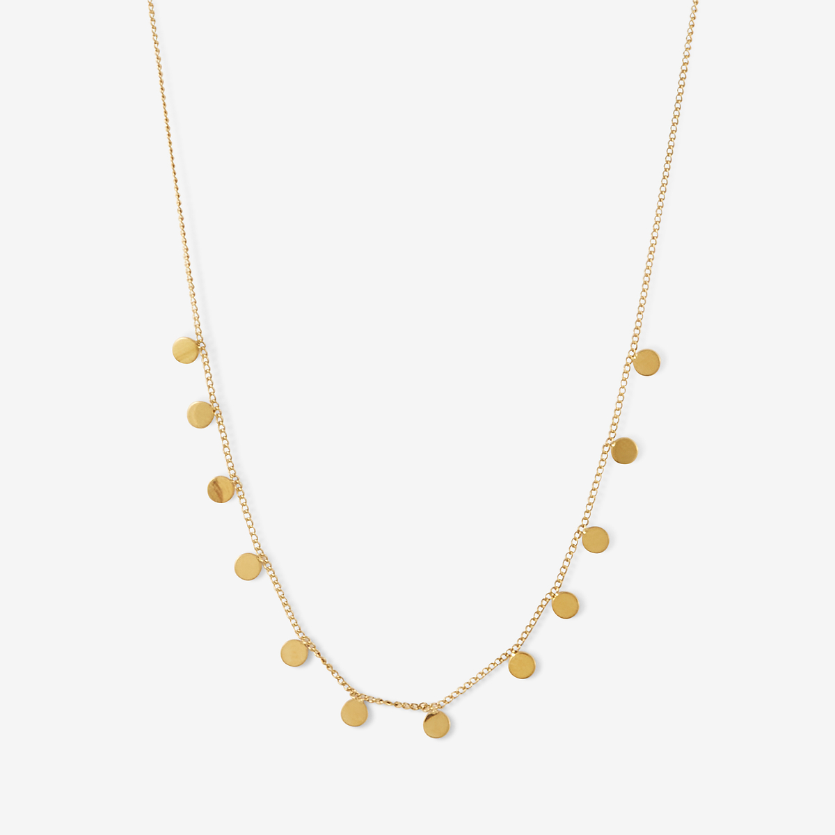 Collier chaine à pampilles acier inoxydable