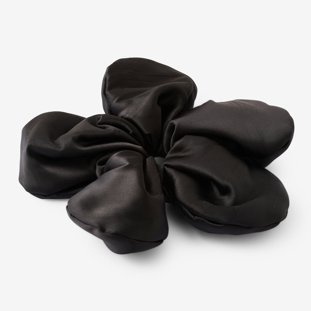 Chouchou XXL fleur noir