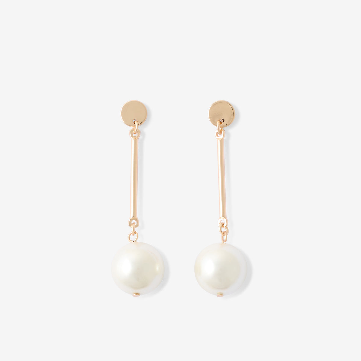 Boucles d'oreilles longues pendentif perles