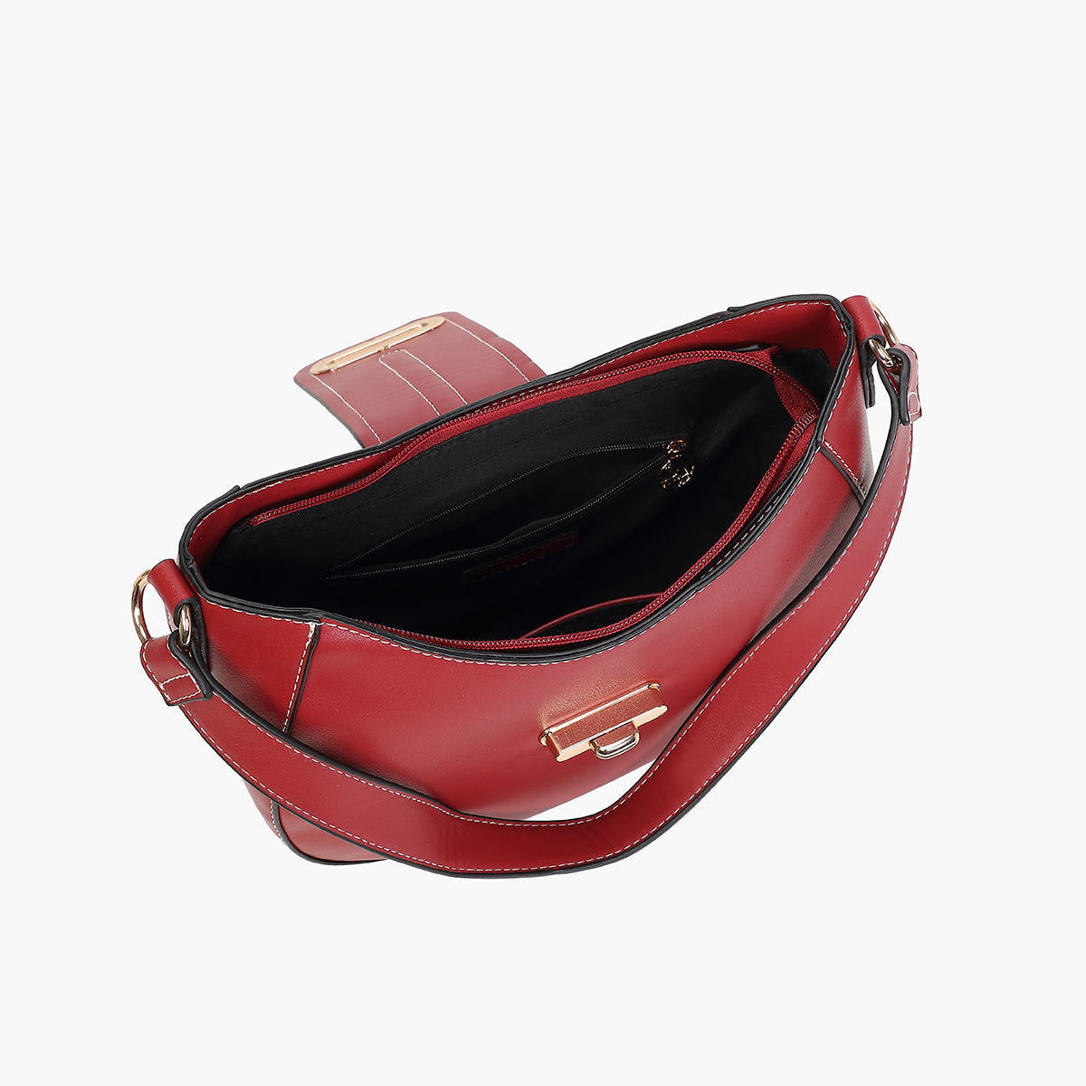 Sac porté épaule rouge