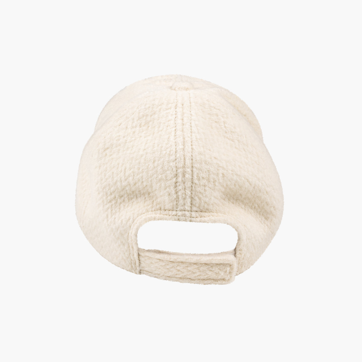 Casquette en laine écru