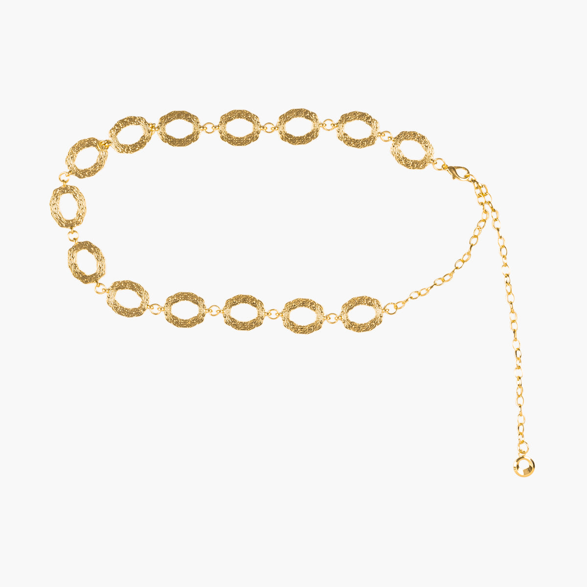 Ceinture anneaux dorés