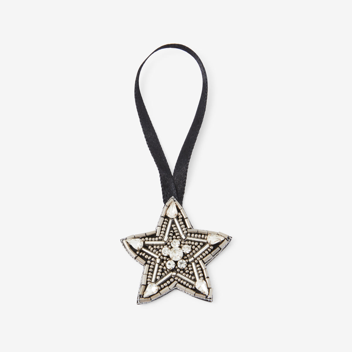 Décoration de Noël Étoile perles de rocaille