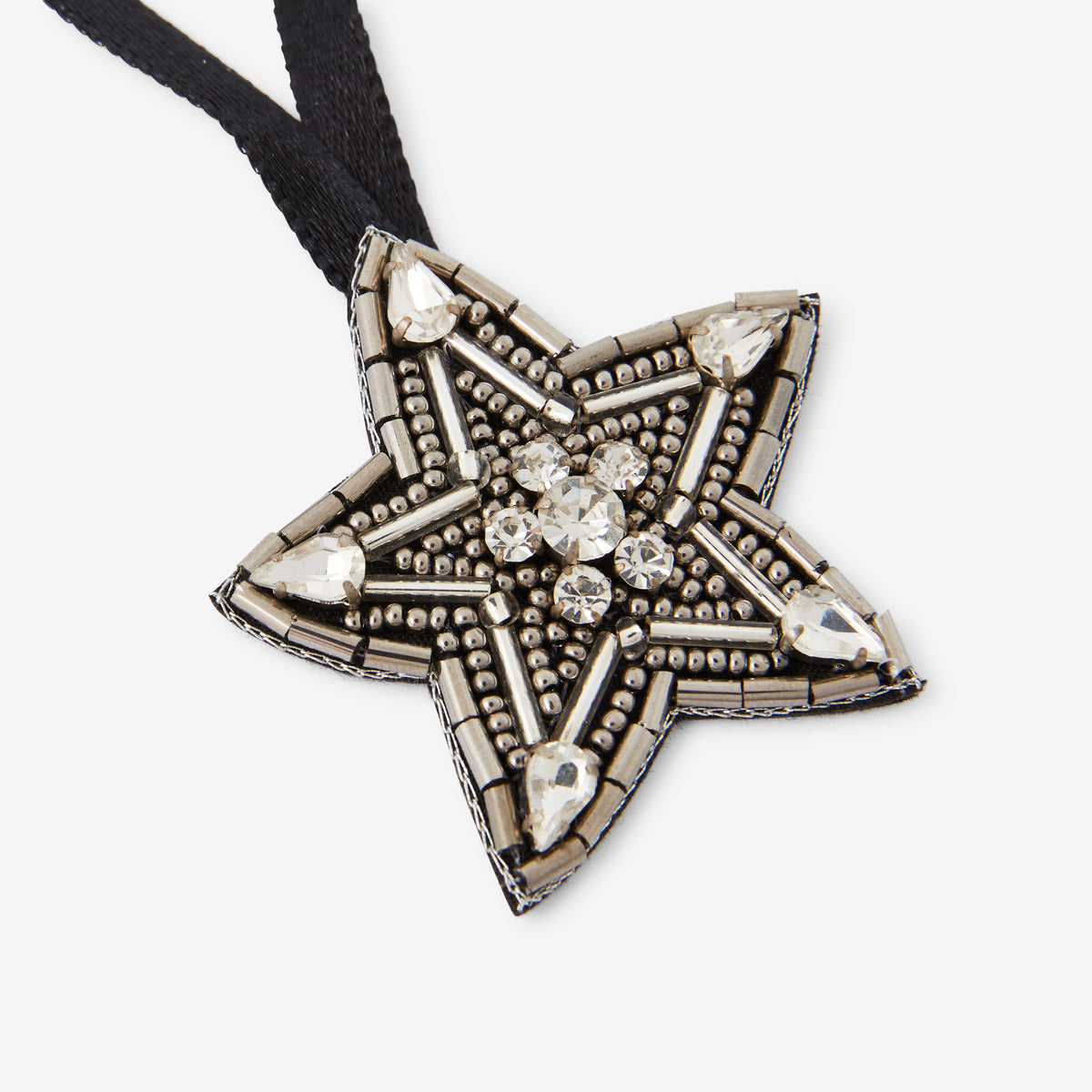 Décoration de Noël Étoile perles de rocaille