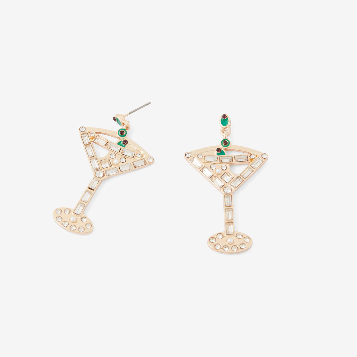 Boucles d’oreilles cocktail à strass