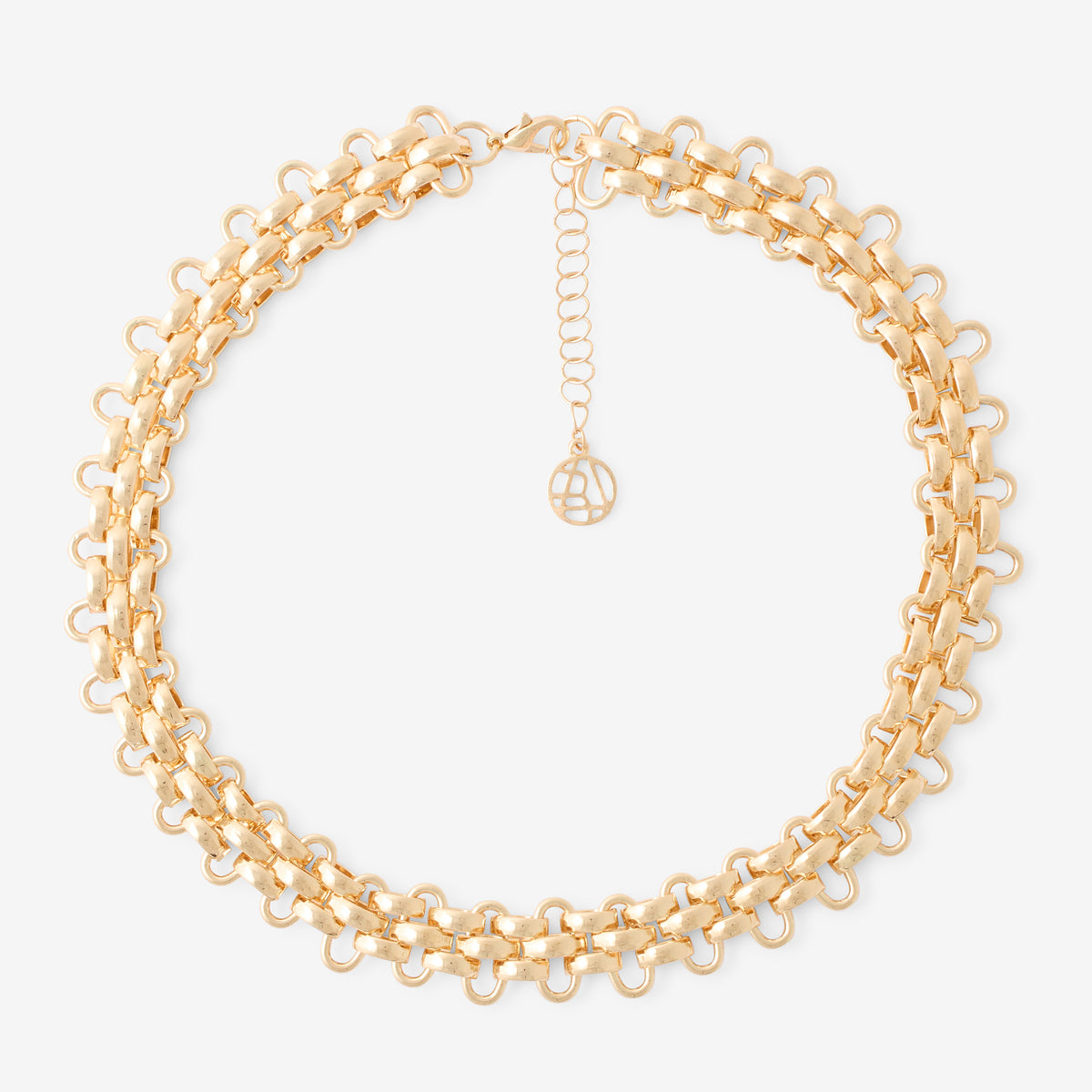 Collier à maillons dorés