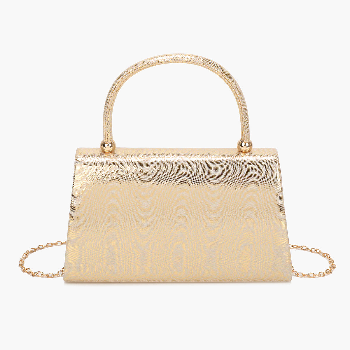 Sac à main métallisé doré